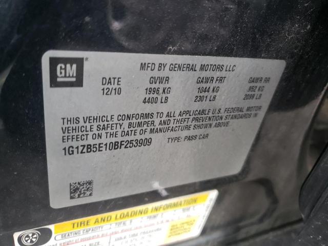 Photo 10 from auction – 2011 CHEVROLET MALIBU LS with VIN 1G1ZB5E10BF253909