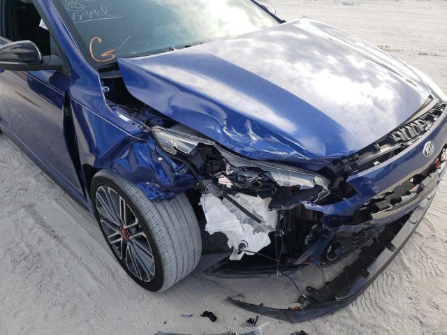 Photo 9 from auction – 2021 KIA FORTE GT with VIN 3KPF44AC2ME314647
