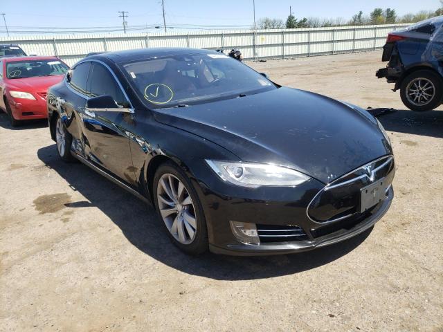 TESLA MODEL S 2014 with VIN 5YJSA1H14EFP61535 - Photo from auction