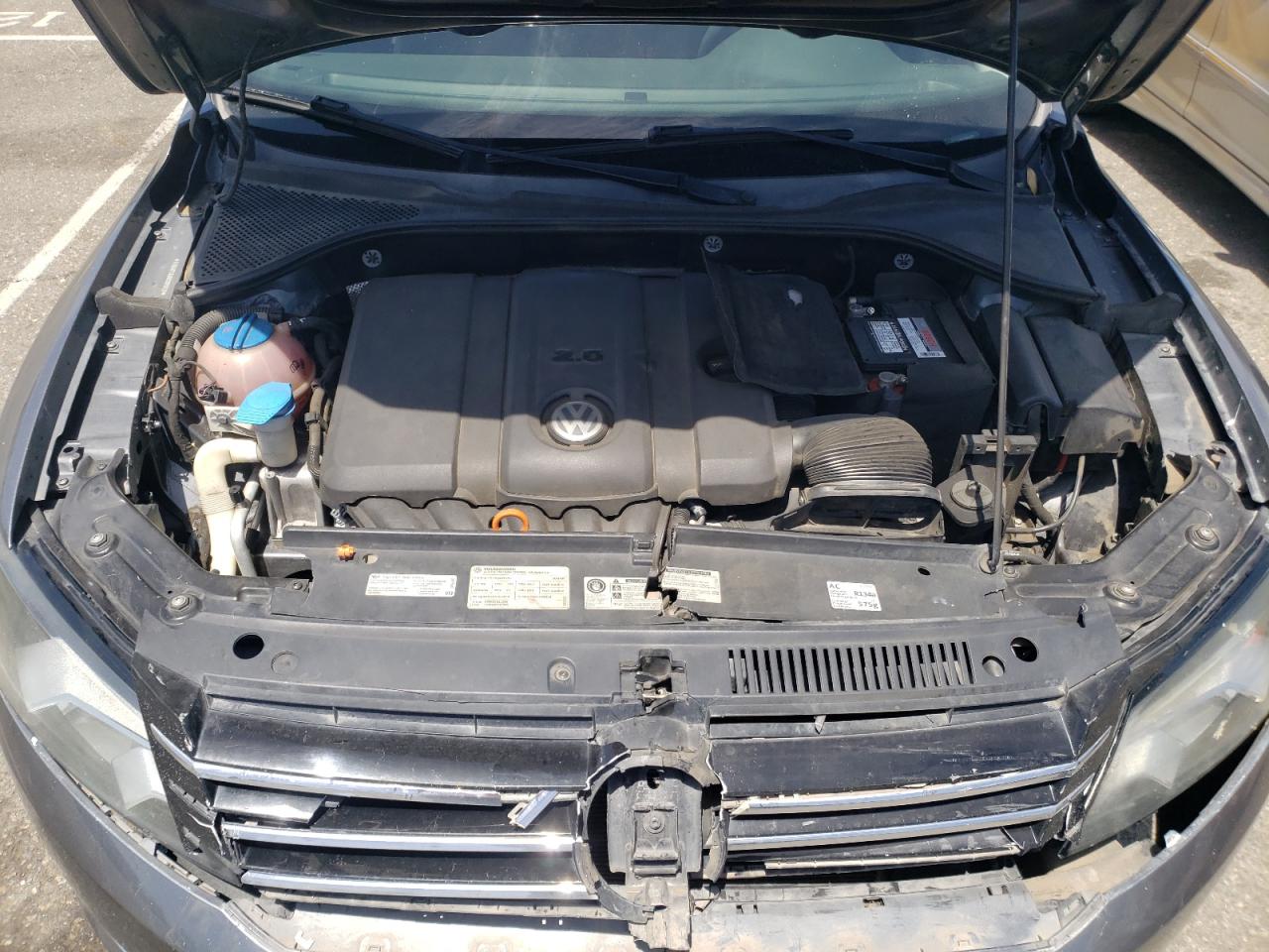 Photo 7 from auction – 2012 VOLKSWAGEN PASSAT S with VIN 1VWAP7A39CC020829