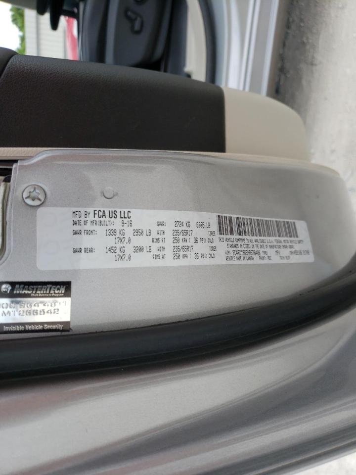 Photo 10 from auction – 2017 CHRYSLER PACIFICA T with VIN 2C4RC1BG5HR576408