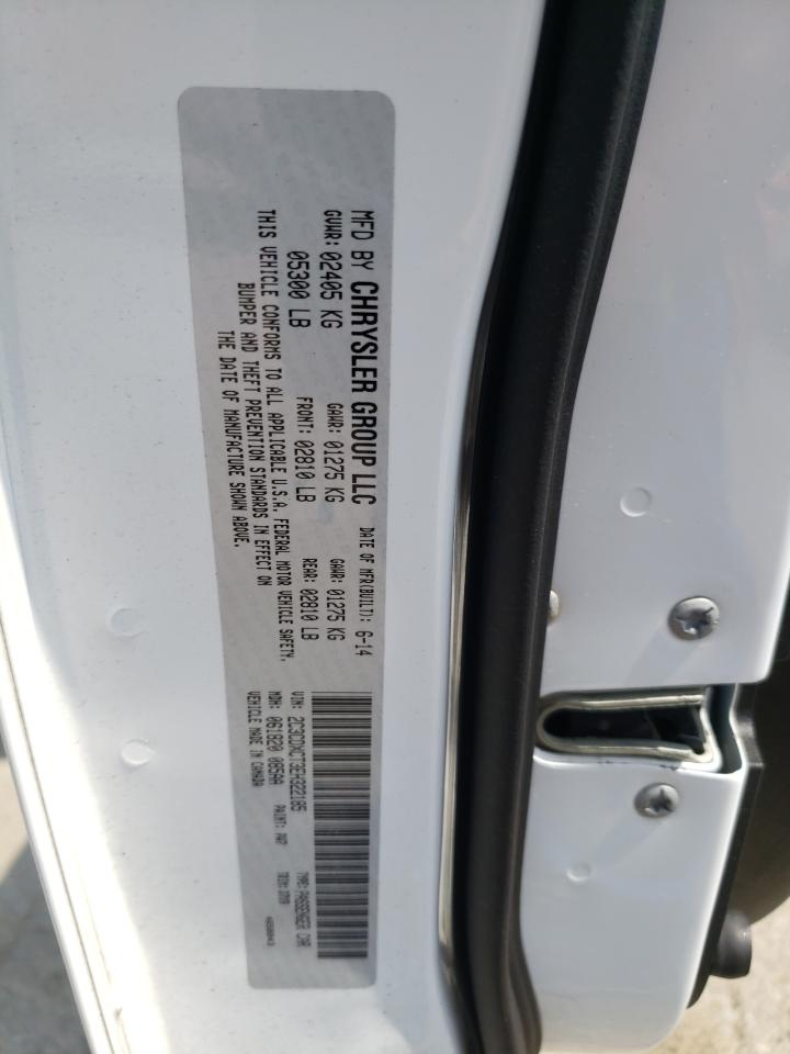 Photo 10 from auction – 2014 DODGE CHARGER R/ with VIN 2C3CDXCT3EH322185