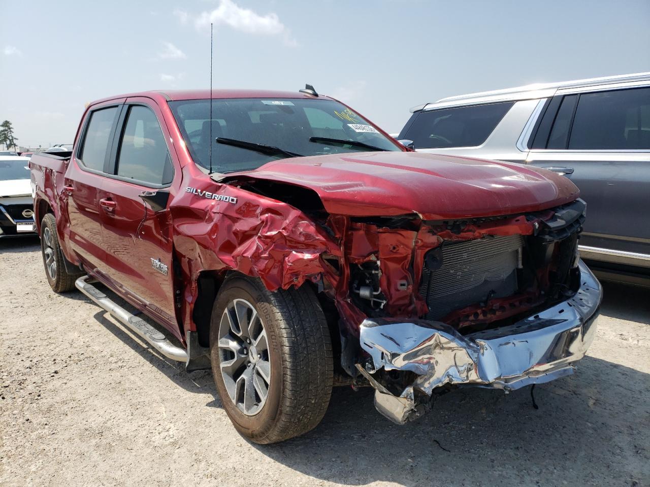 CHEVROLET SILVERADO 2021 with VIN 3GCPWCED2MG293542 - Photo from auction