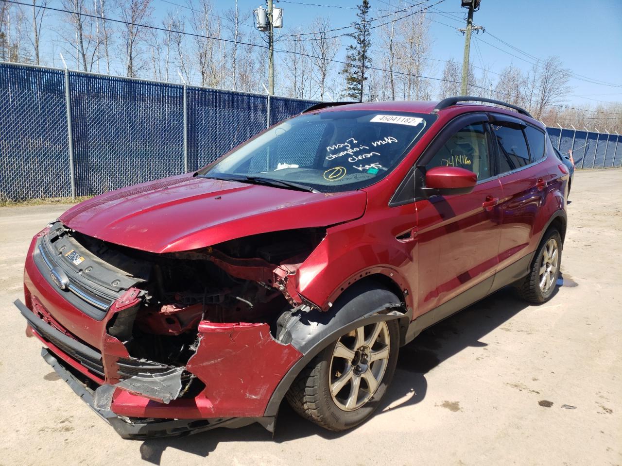 Photo 12 from auction – 2014 FORD ESCAPE SE with VIN 1FMCU0GX8EUA64464