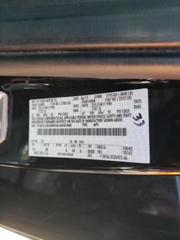 Photo 10 from auction – 2016 FORD ESCAPE SE with VIN 1FMCU9G99GUA06386