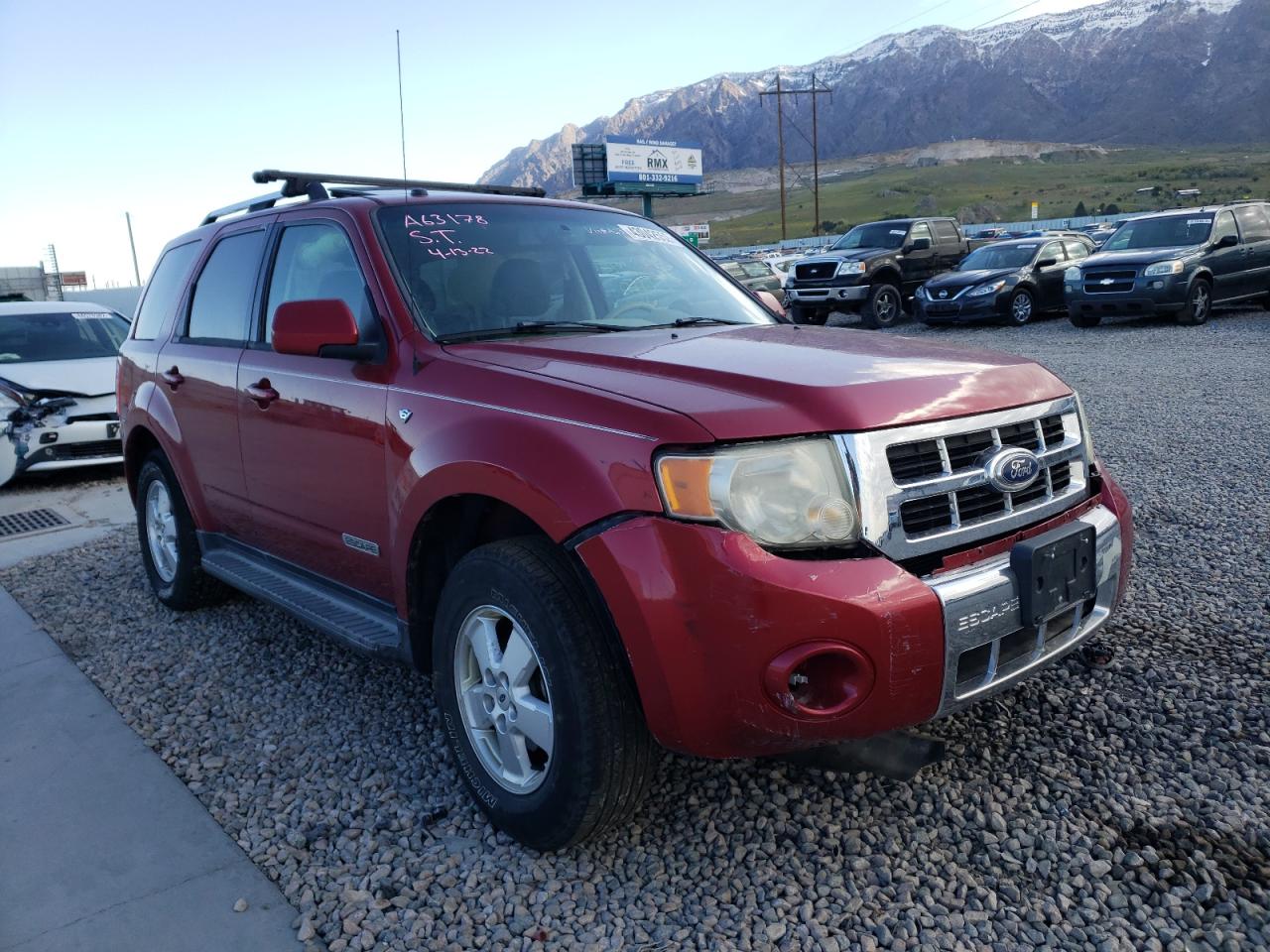 FORD ESCAPE LIM 2008 с VIN 1FMCU94178KA63178 - Фото с аукциона