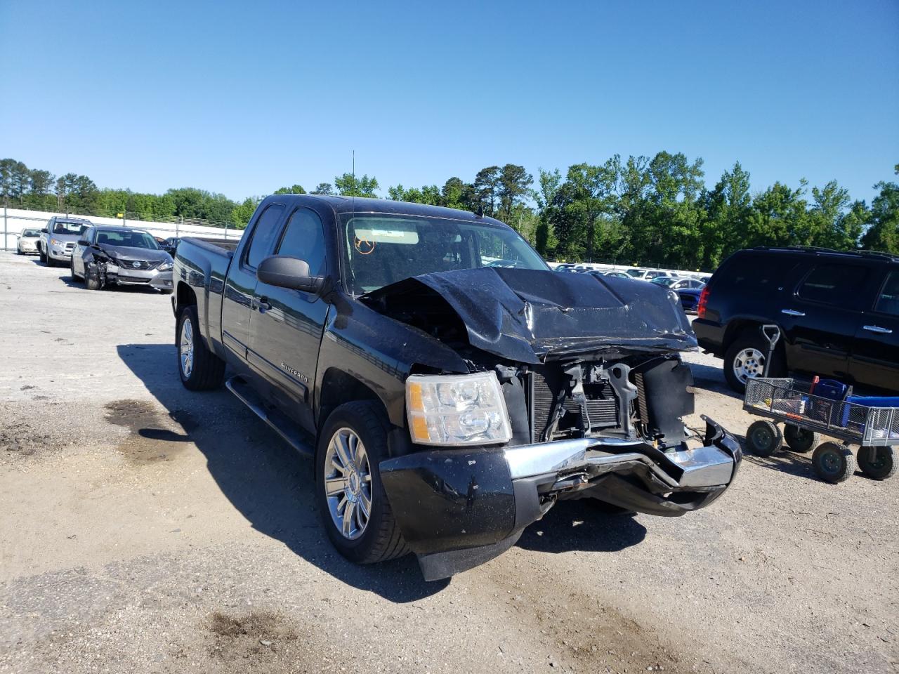 CHEVROLET SILVERADO 2011 with VIN 1GCRCREA5BZ443263 - Photo from auction