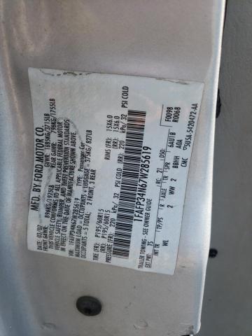 Photo 10 from auction – 2007 FORD FOCUS ZX4 with VIN 1FAFP34N67W285619