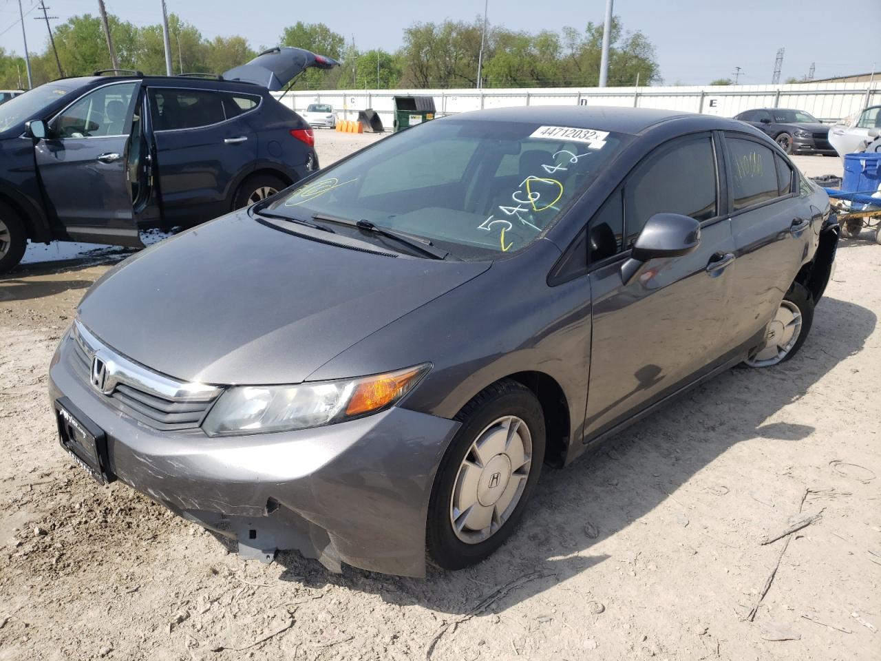 Photo 2 from auction – 2012 HONDA CIVIC HF with VIN 2HGFB2F63CH546742