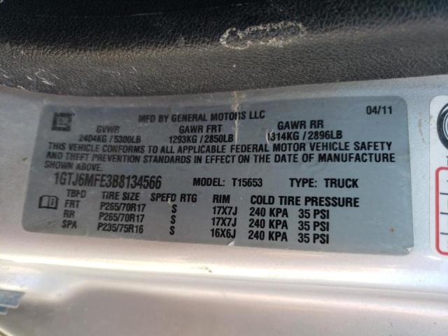 Photo 10 from auction – 2011 GMC CANYON SLE with VIN 1GTJ6MFE3B8134566