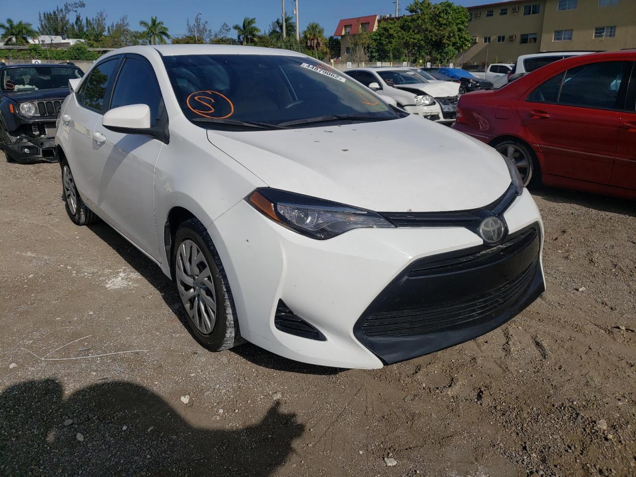 TOYOTA COROLLA L 2017 with VIN 2T1BURHE3HC751483 - Photo from auction