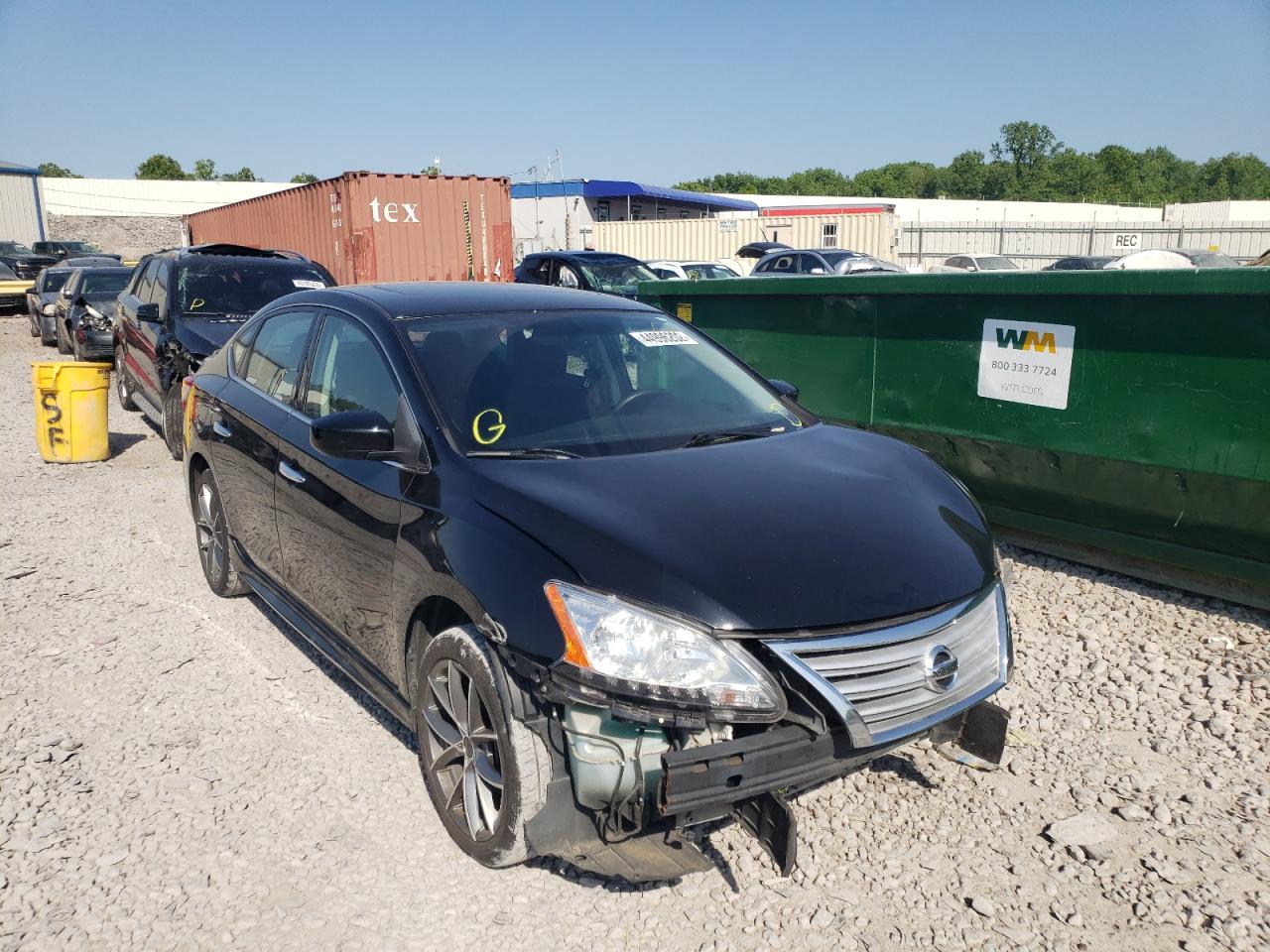 NISSAN SENTRA S 2014 with VIN 3N1AB7AP3EY278314 - Photo from auction
