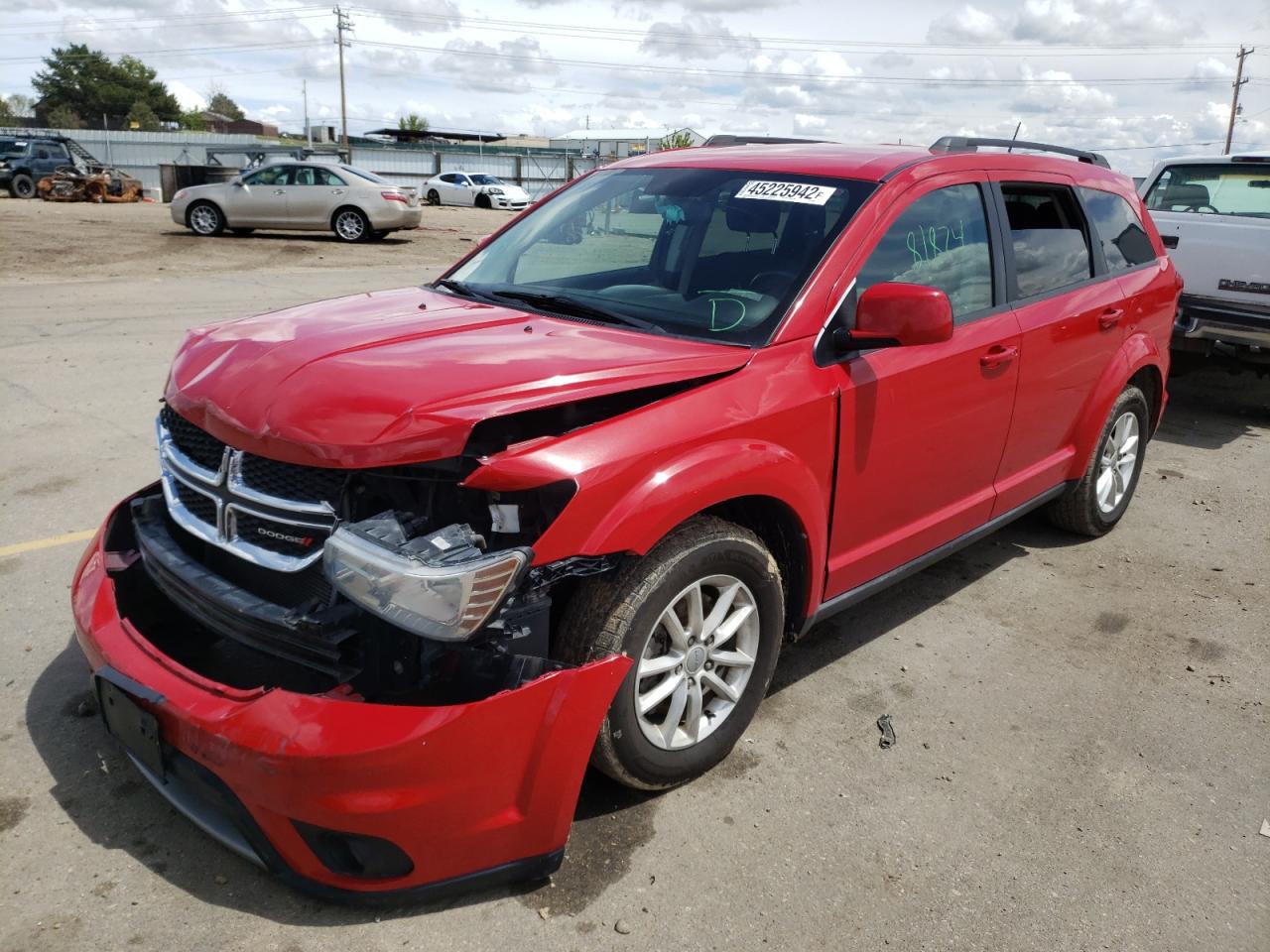 Photo 2 from auction – 2013 DODGE JOURNEY SX with VIN 3C4PDCBB9DT685062