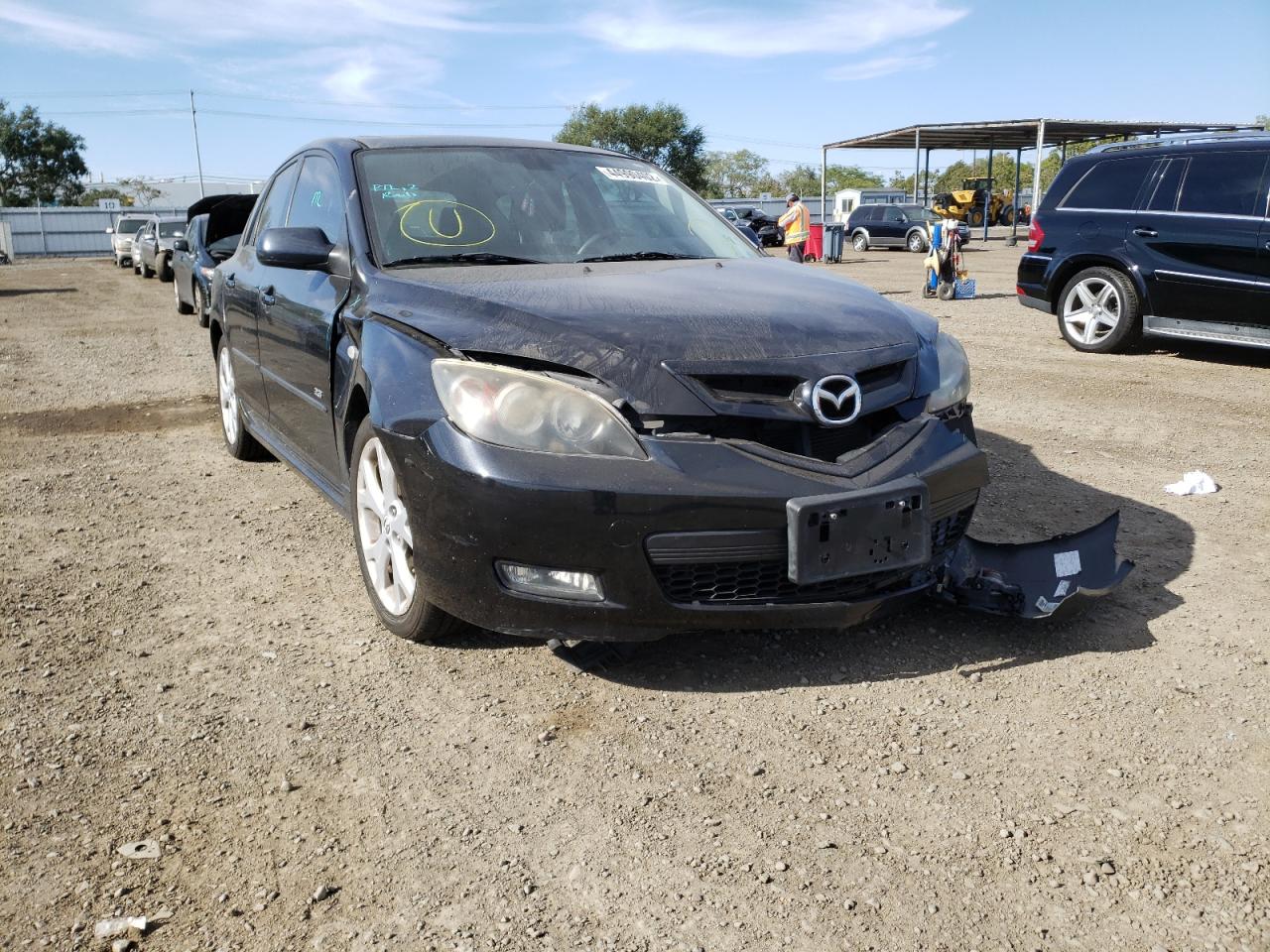 MAZDA 3 HATCHBAC 2007 with VIN JM1BK343771767261 - Photo from auction