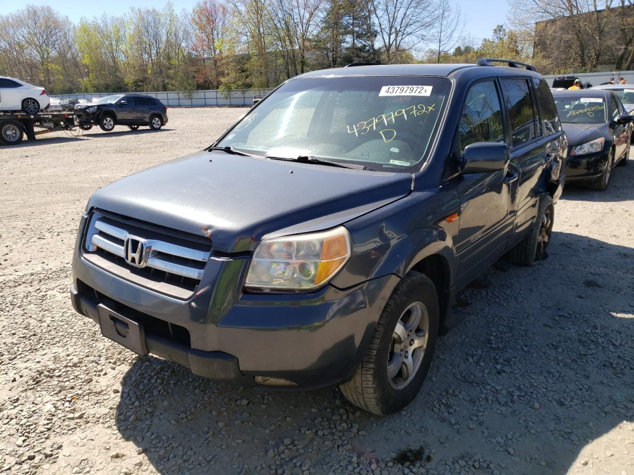 Photo 2 from auction – 2006 HONDA PILOT EX with VIN 2HKYF18426H522736