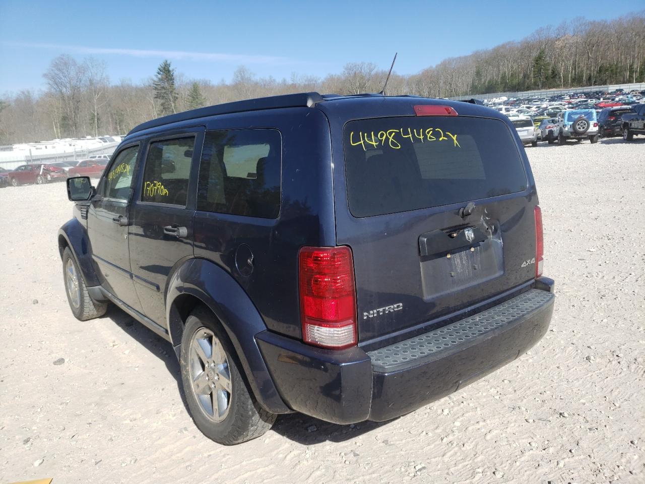Photo 3 from auction – 2008 DODGE NITRO SXT with VIN 1D8GU28K48W285459