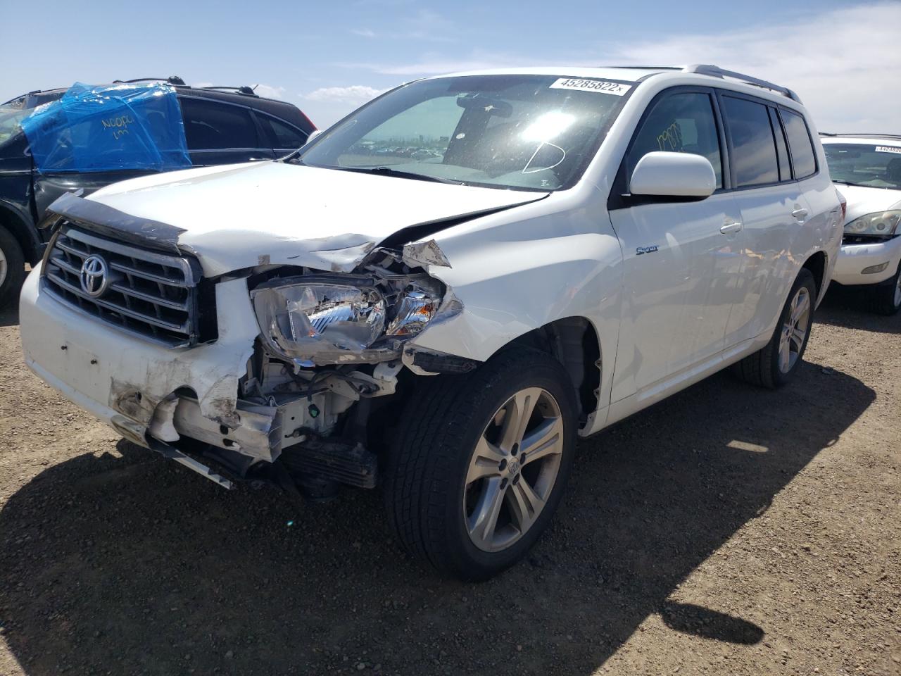 Photo 2 from auction – 2009 TOYOTA HIGHLANDER with VIN JTEES43AX92147922