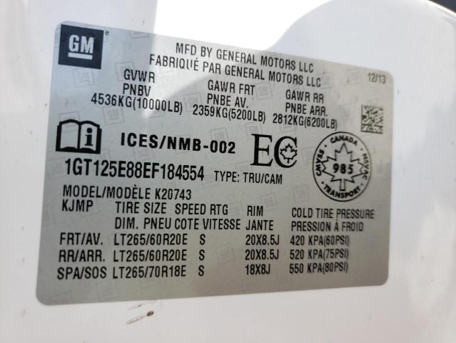 Photo 10 from auction – 2014 GMC SIERRA K25 with VIN 1GT125E88EF184554
