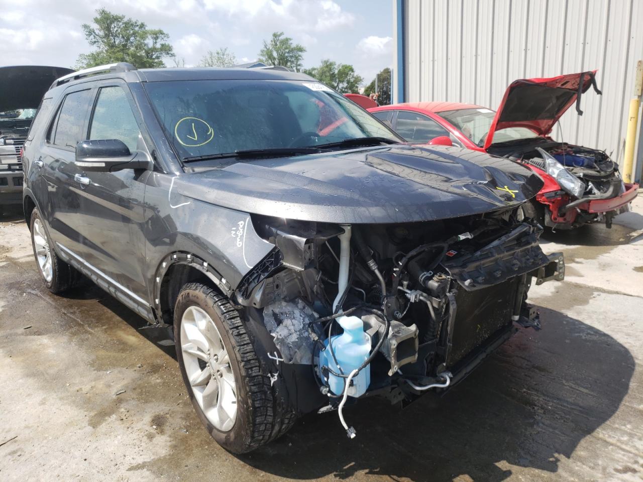 FORD EXPLORER X 2015 with VIN 1FM5K7D89FGA71136 - Photo from auction