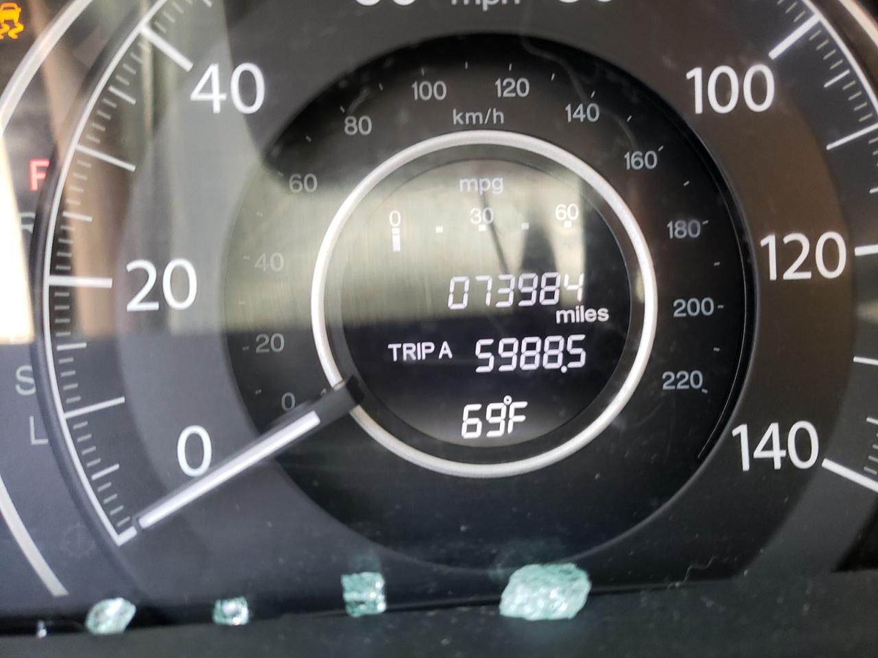 Photo 8 from auction – 2016 HONDA CR-V EXL with VIN 5J6RM4H7XGL007609