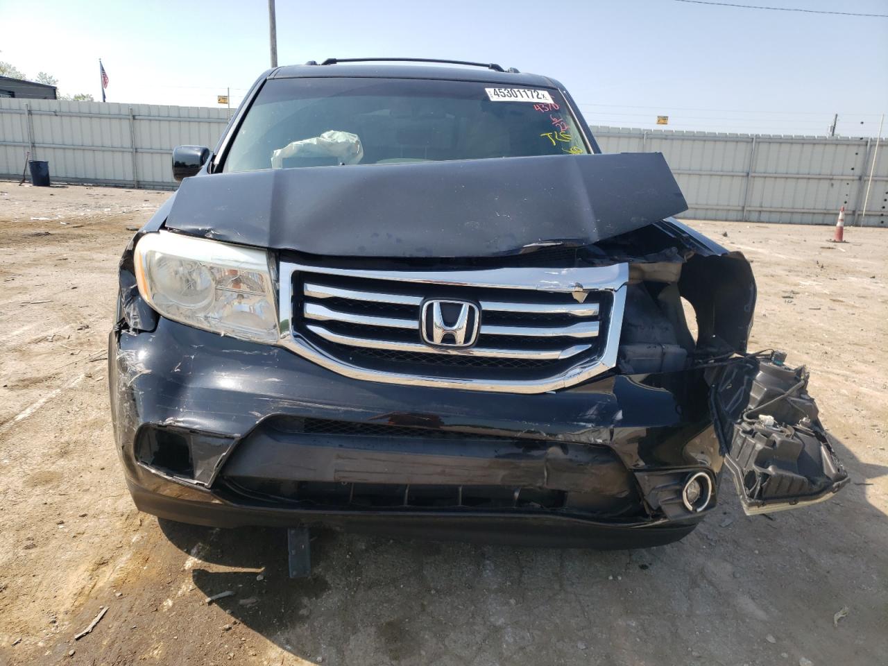 Photo 9 from auction – 2012 HONDA PILOT EXL with VIN 5FNYF4H65CB054370