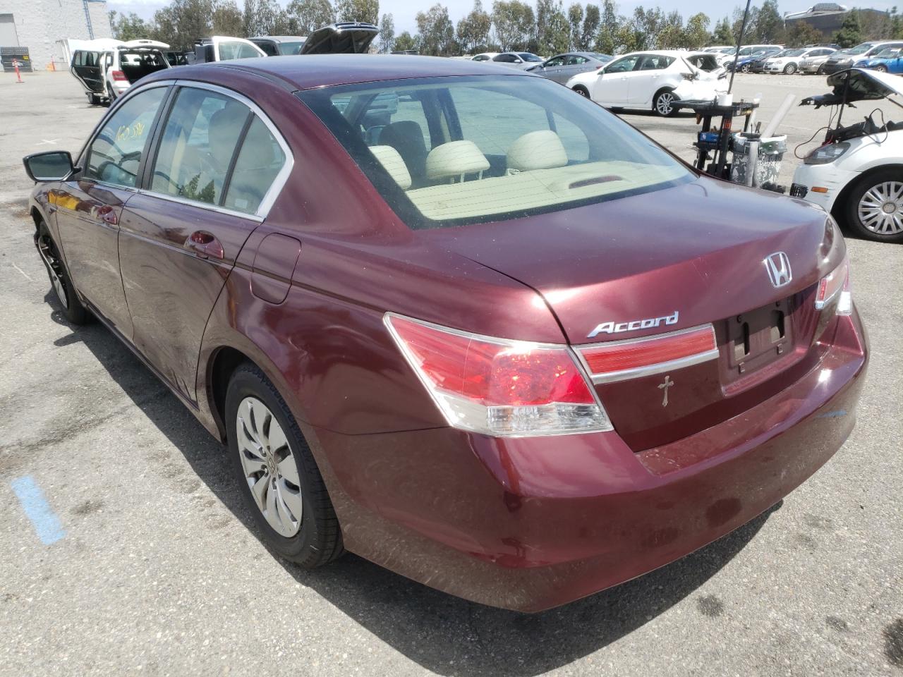 Photo 3 from auction – 2012 HONDA ACCORD LX with VIN 1HGCP2F30CA213326
