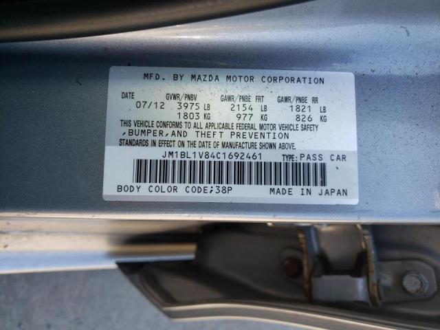 Photo 10 from auction – 2012 MAZDA 3 I with VIN JM1BL1V84C1692461