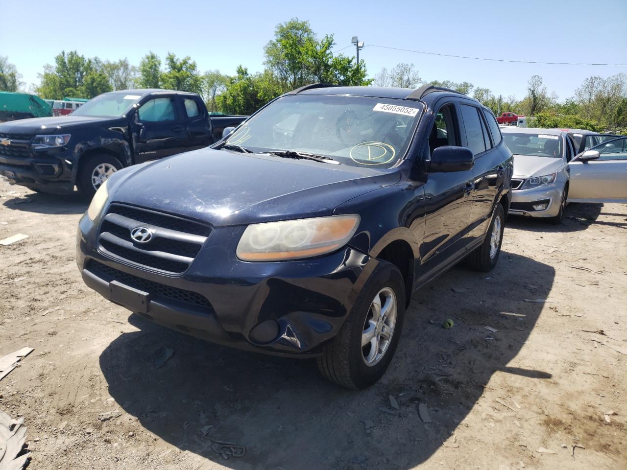 Photo 2 from auction – 2008 HYUNDAI SANTA FE G with VIN 5NMSG13D88H180378