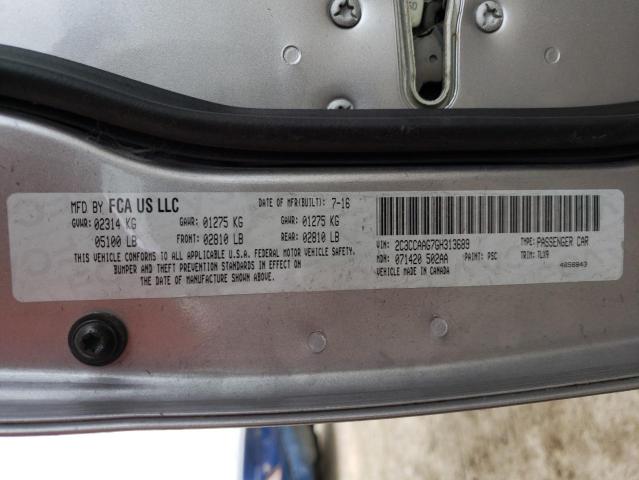 Photo 10 from auction – 2016 CHRYSLER 300 LIMITE with VIN 2C3CCAAG7GH313689