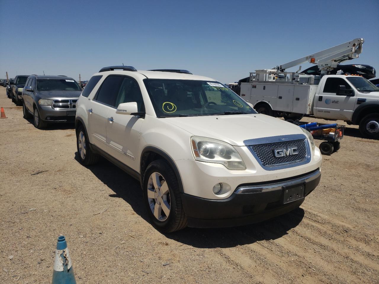 GMC ACADIA SLT 2008 with VIN 1GKER33738J237484 - Photo from auction