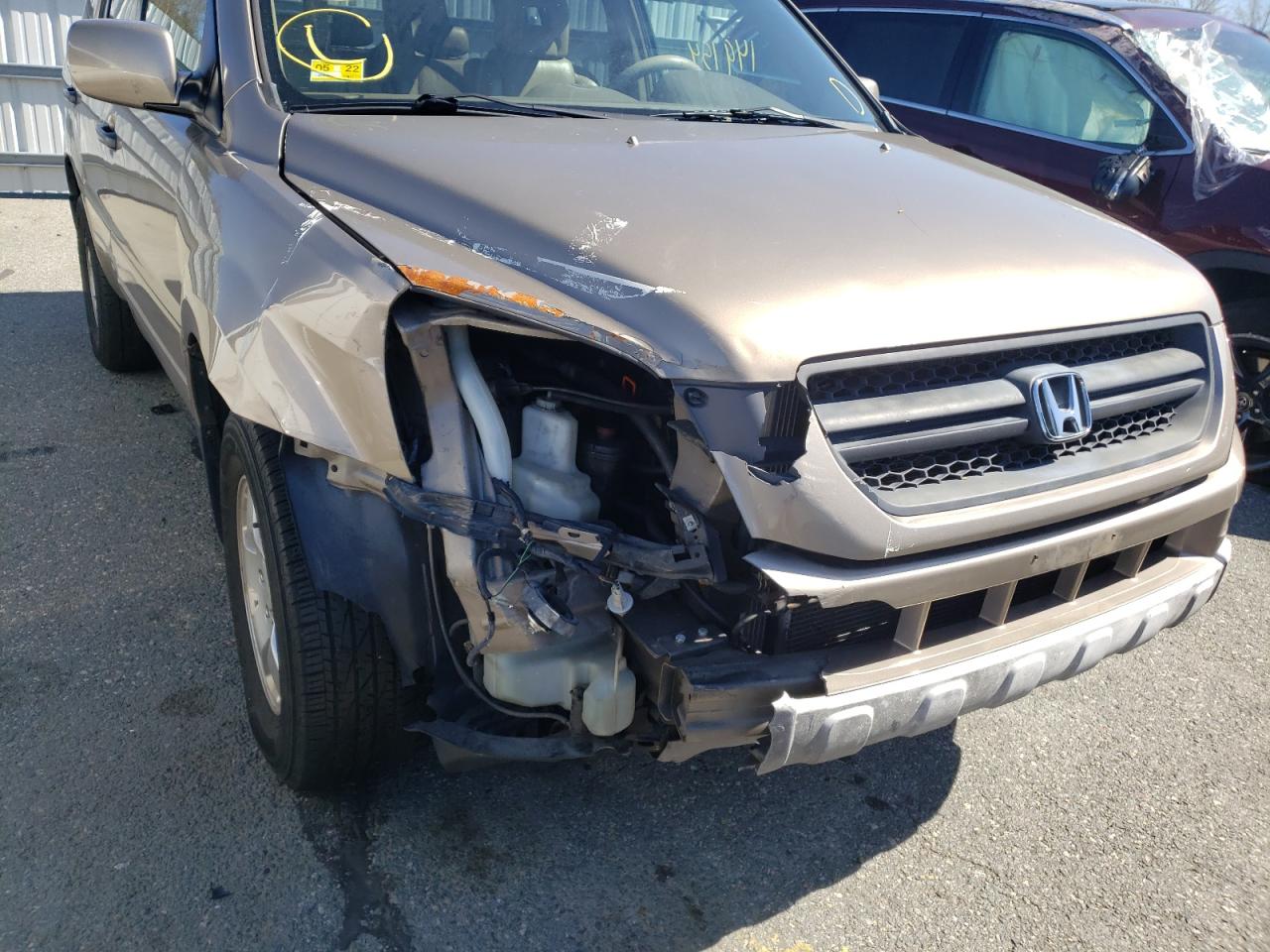 Photo 9 from auction – 2003 HONDA PILOT EXL with VIN 2HKYF18693H619932