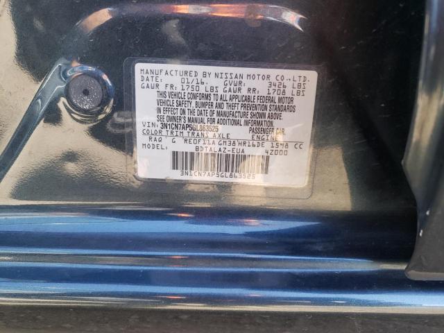 Photo 10 from auction – 2016 NISSAN VERSA S with VIN 3N1CN7AP5GL863525