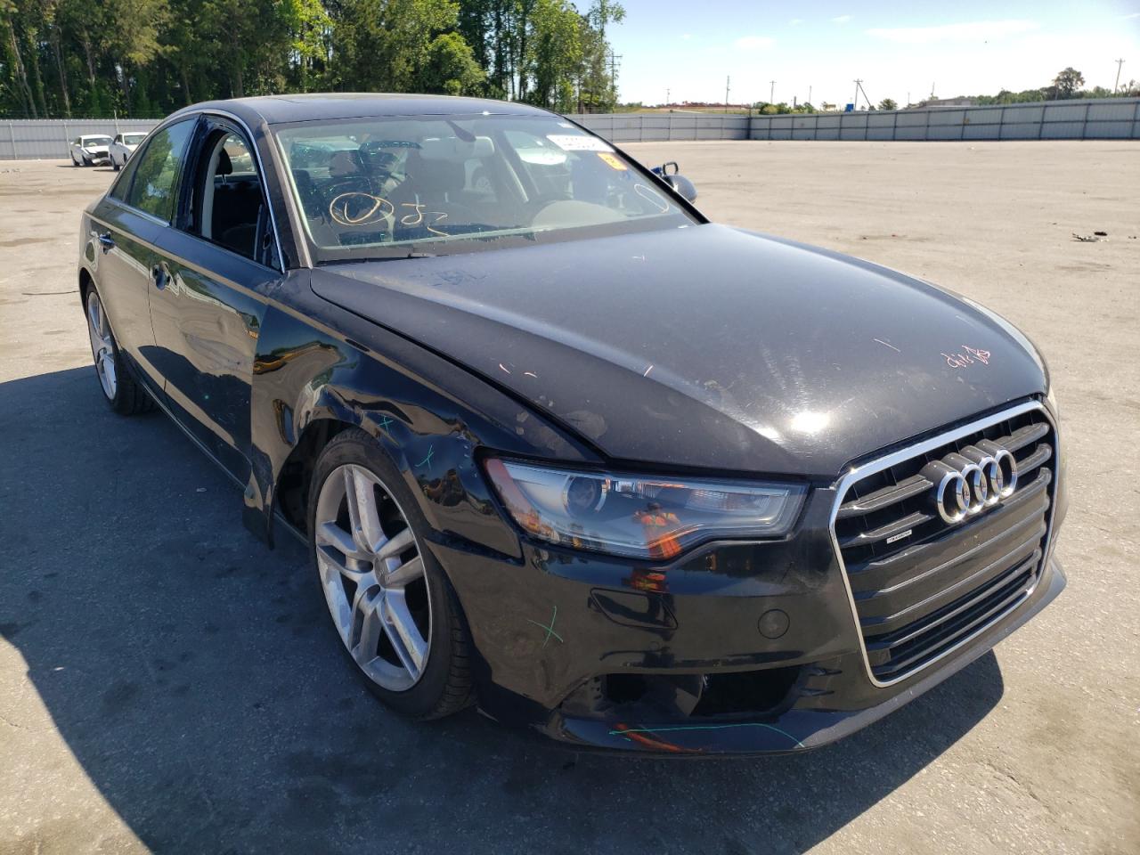 AUDI A6 PREMIUM 2014 with VIN WAUGFAFC8EN043125 - Photo from auction