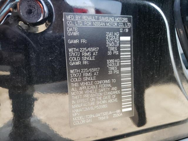 Photo 10 from auction – 2020 NISSAN ROGUE S with VIN KNMAT2MV6LP535861