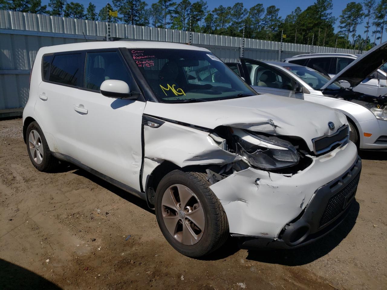 KIA SOUL 2014 with VIN KNDJN2A2XE7003780 - Photo from auction