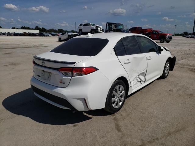 Photo 4 from auction – 2021 TOYOTA COROLLA LE with VIN 5YFEPMAE8MP166510