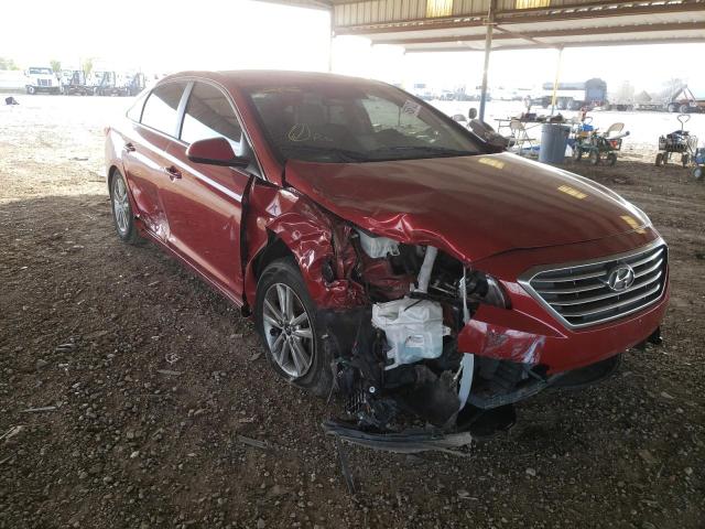 HYUNDAI SONATA SE 2017 with VIN 5NPE24AF6HH463477 - Photo from auction