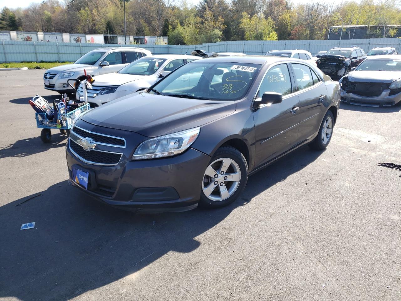 Photo 2 from auction – 2013 CHEVROLET MALIBU LS with VIN 1G11B5SA6DF164186