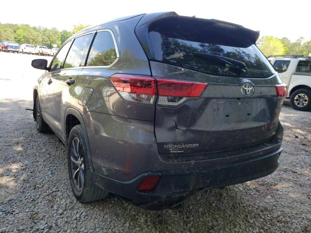 Photo 3 from auction – 2019 TOYOTA HIGHLANDER with VIN 5TDKZRFH2KS333431