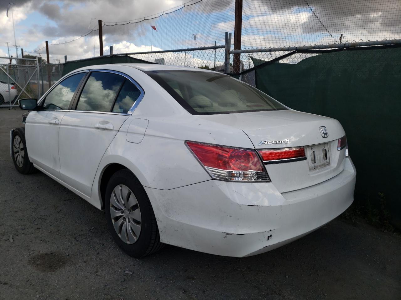 Photo 3 from auction – 2012 HONDA ACCORD LX with VIN 1HGCP2F37CA022146
