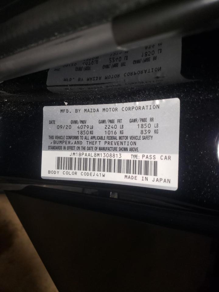Photo 10 from auction – 2021 MAZDA 3 with VIN JM1BPAAL8M1308813