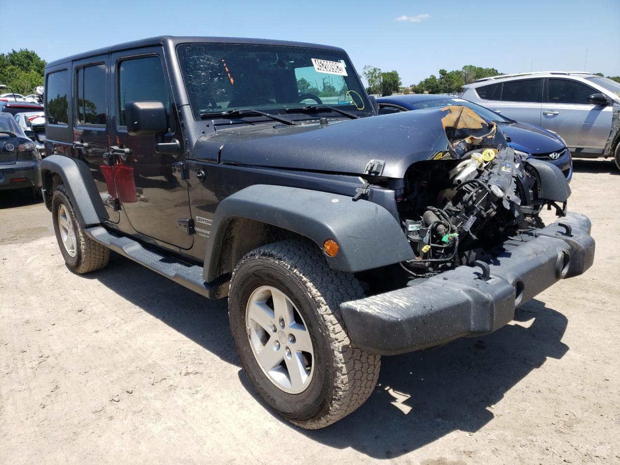 Photo 1 from auction – 2017 JEEP WRANGLER U with VIN 1C4BJWDG4HL662853