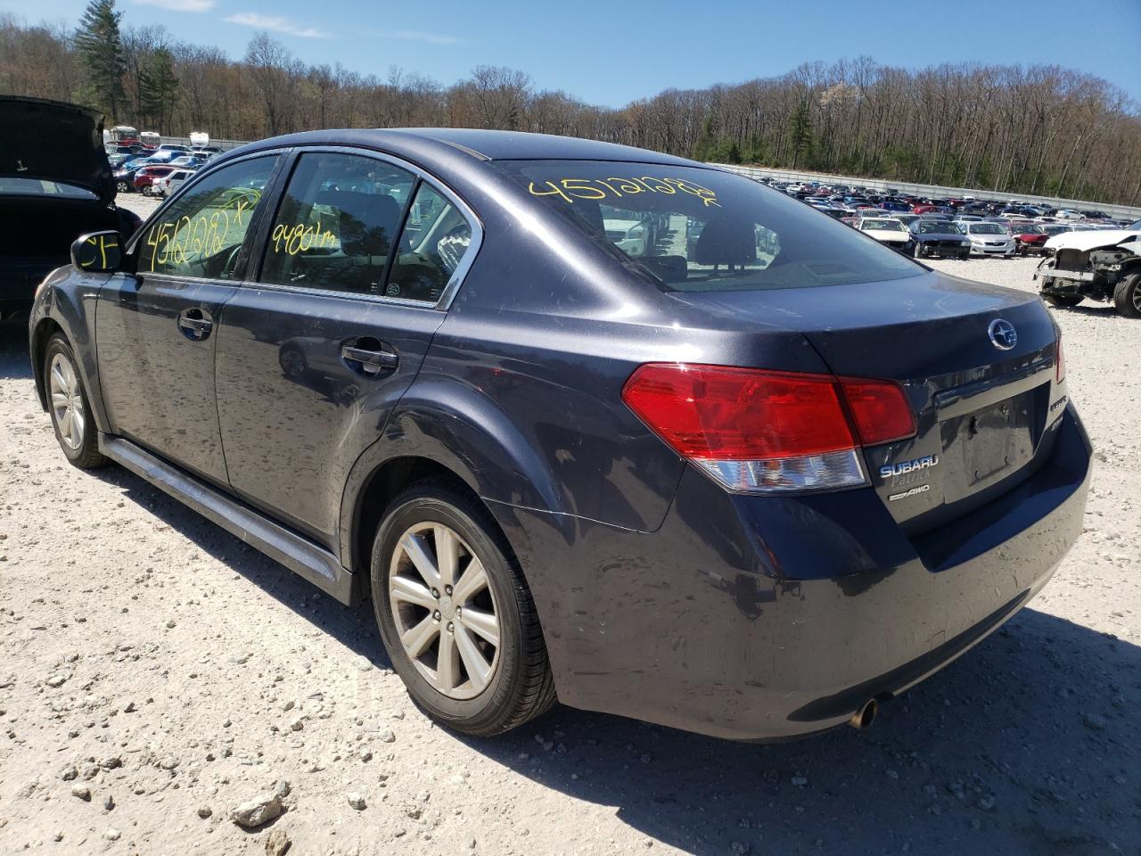 Photo 3 from auction – 2012 SUBARU LEGACY 2.5 with VIN 4S3BMBA68C3041183