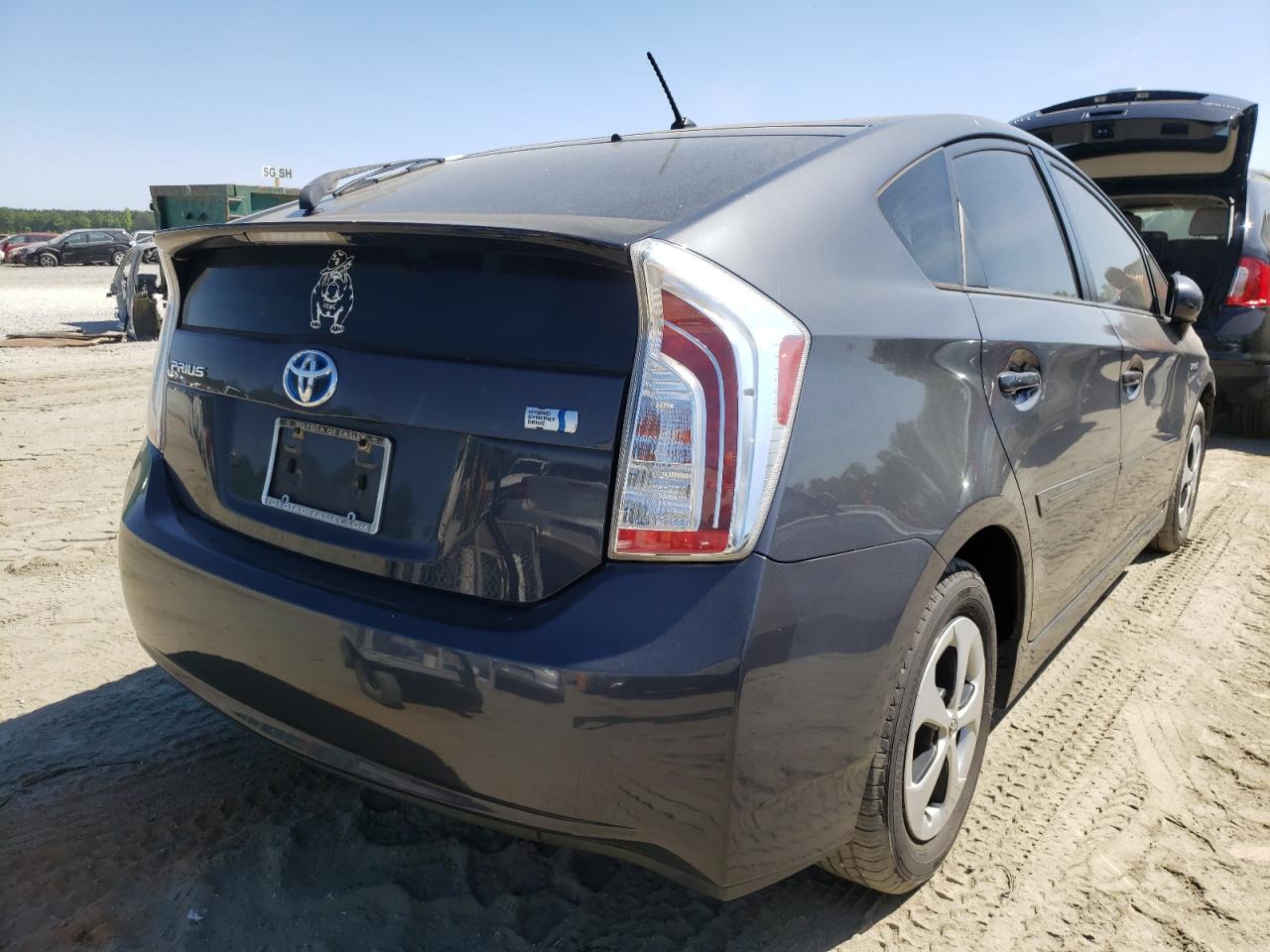 Photo 4 from auction – 2012 TOYOTA PRIUS with VIN JTDKN3DU5C1566713