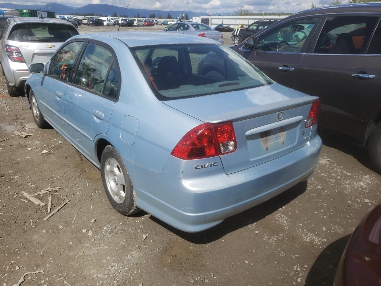 Photo 3 from auction – 2004 HONDA CIVIC HYBR with VIN JHMES95614S005413