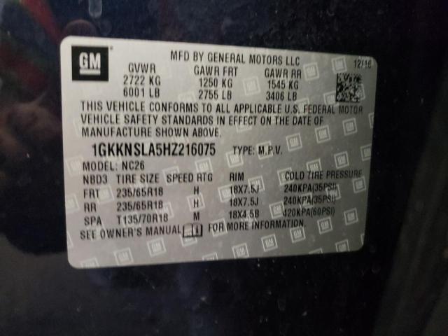 Photo 10 from auction – 2017 GMC ACADIA SLE with VIN 1GKKNSLA5HZ216075