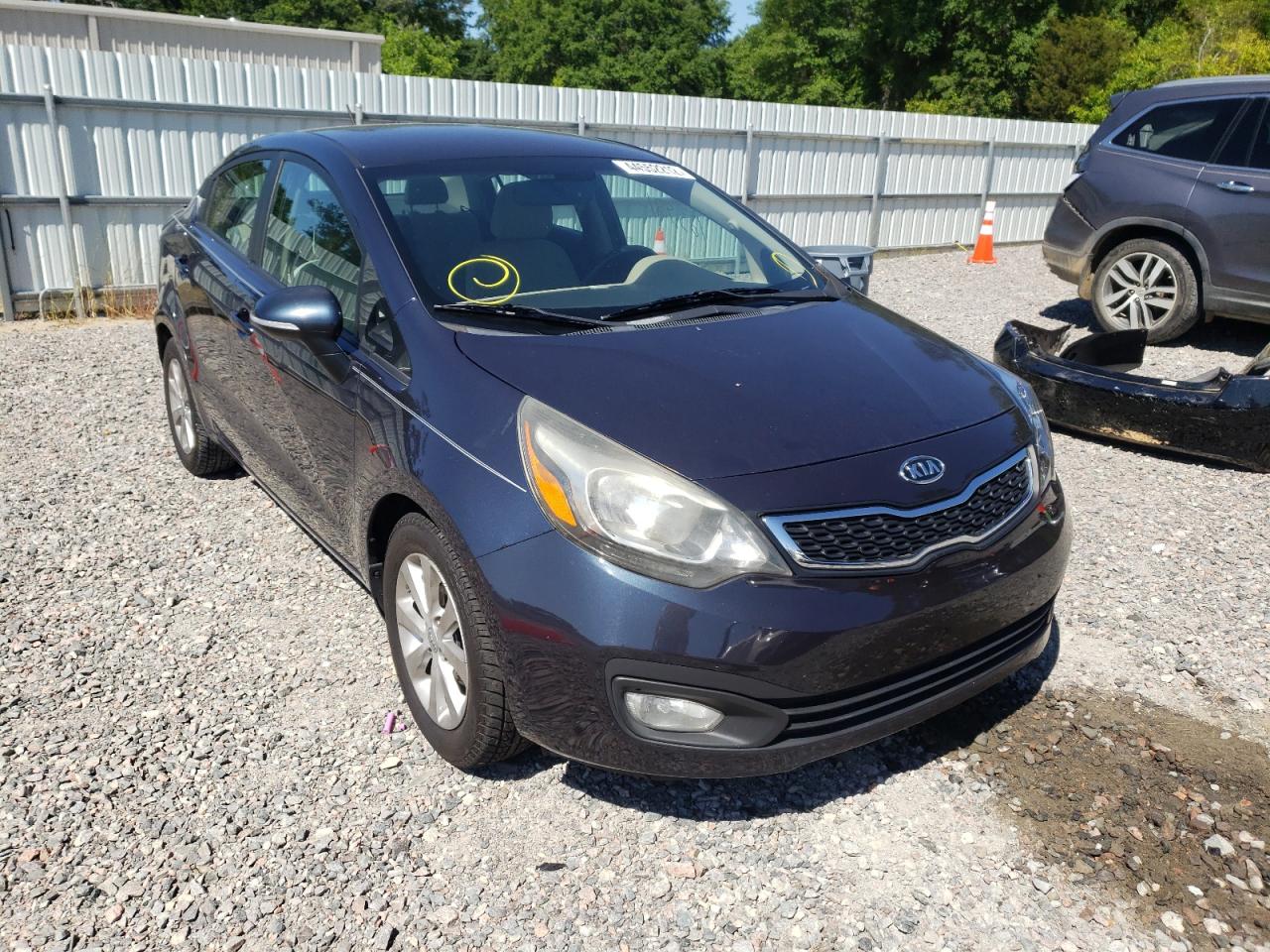 KIA RIO EX 2012 with VIN KNADN4A32C6056653 - Photo from auction