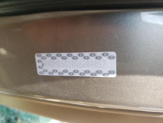 Photo 10 from auction – 2016 KIA SEDONA LX with VIN KNDMB5C10G6204057