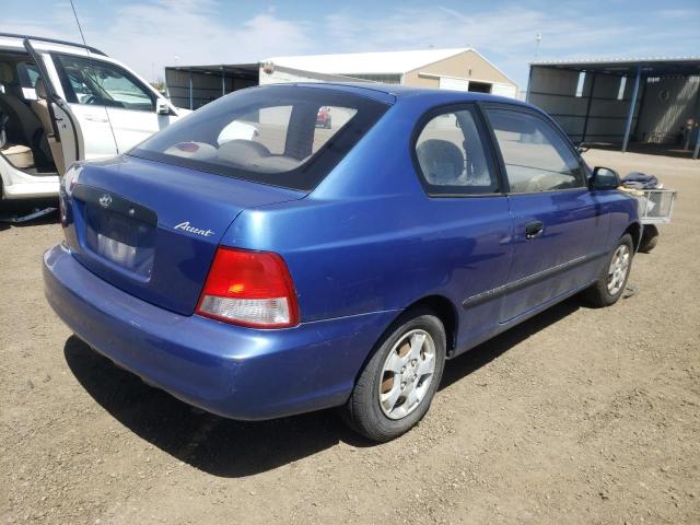 Photo 4 from auction – 2002 HYUNDAI ACCENT with VIN KMHCF35G32U165681