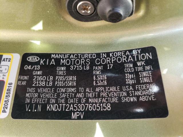 Photo 10 from auction – 2013 KIA SOUL with VIN KNDJT2A53D7605158